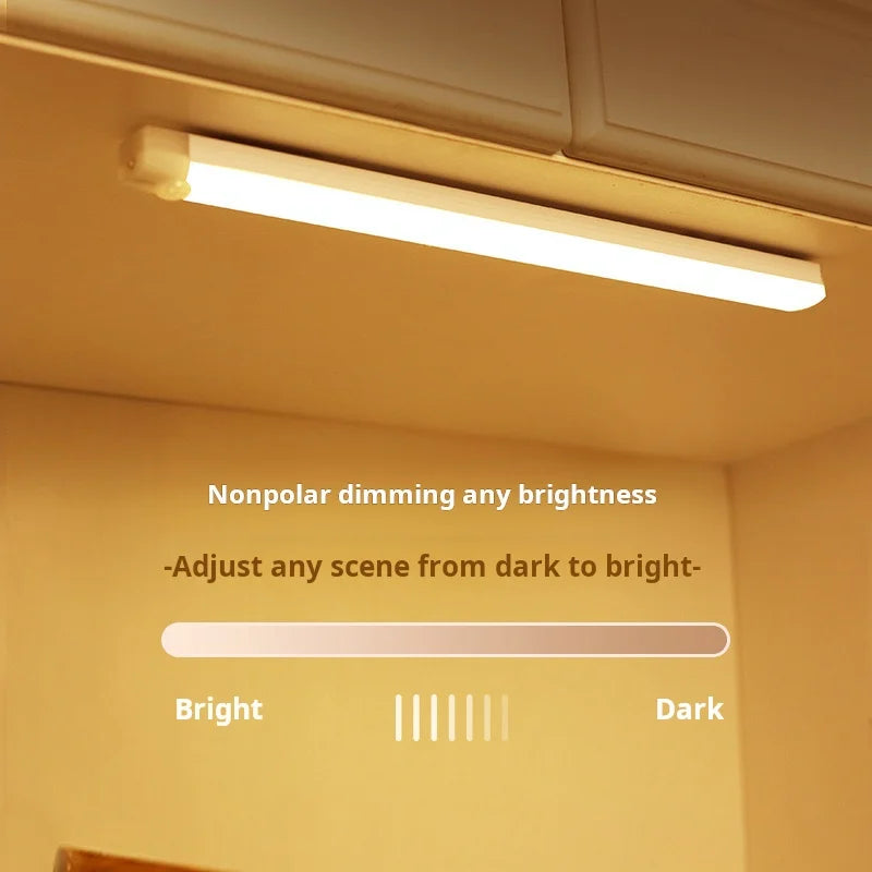 1pc Wireless Rechargeable LED Motion Sensor Cabinet Light