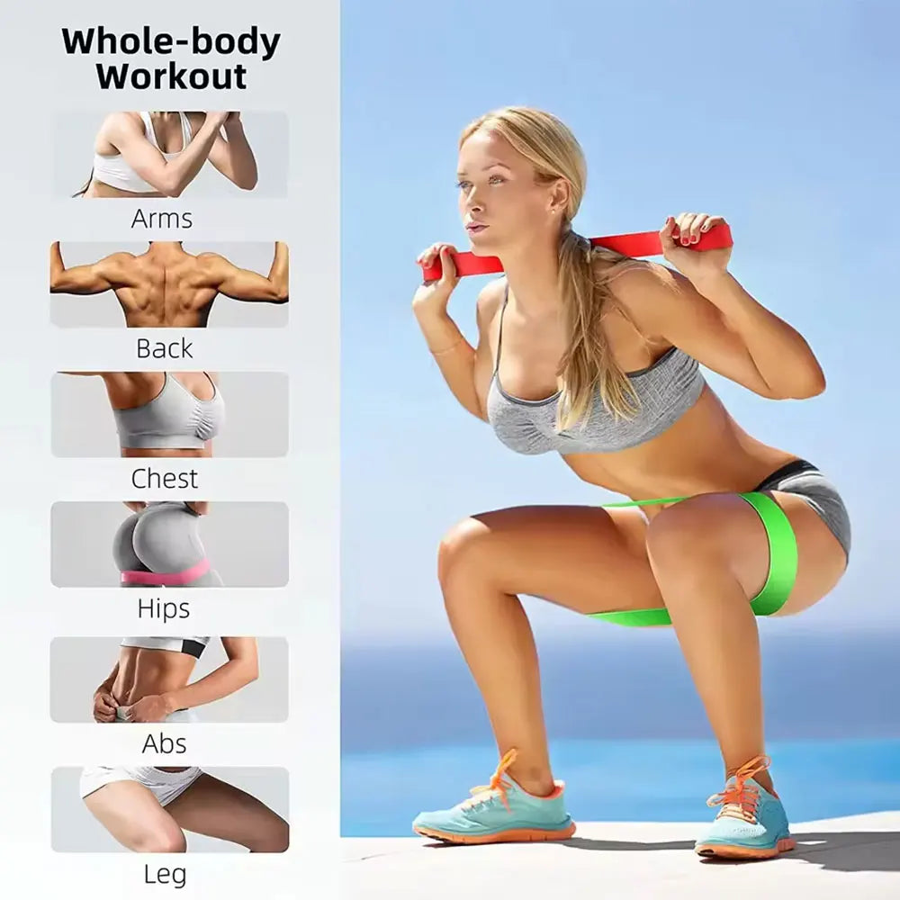 Working Out Resistance Bands Set and Elastic Band for Women or Men