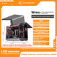 X-GAMERX Phantom Wings LCD Edition Black Seaview Room Case 360 Water-cooling Host