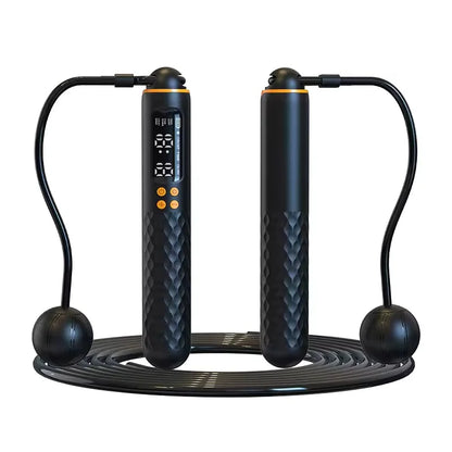 Electronic Technology Jump Rope Wire Rope with Digital Wireless Calorie Counter