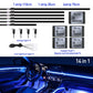 Full Color Streamer Car Ambient Lights RGB 64 Color Universal LED