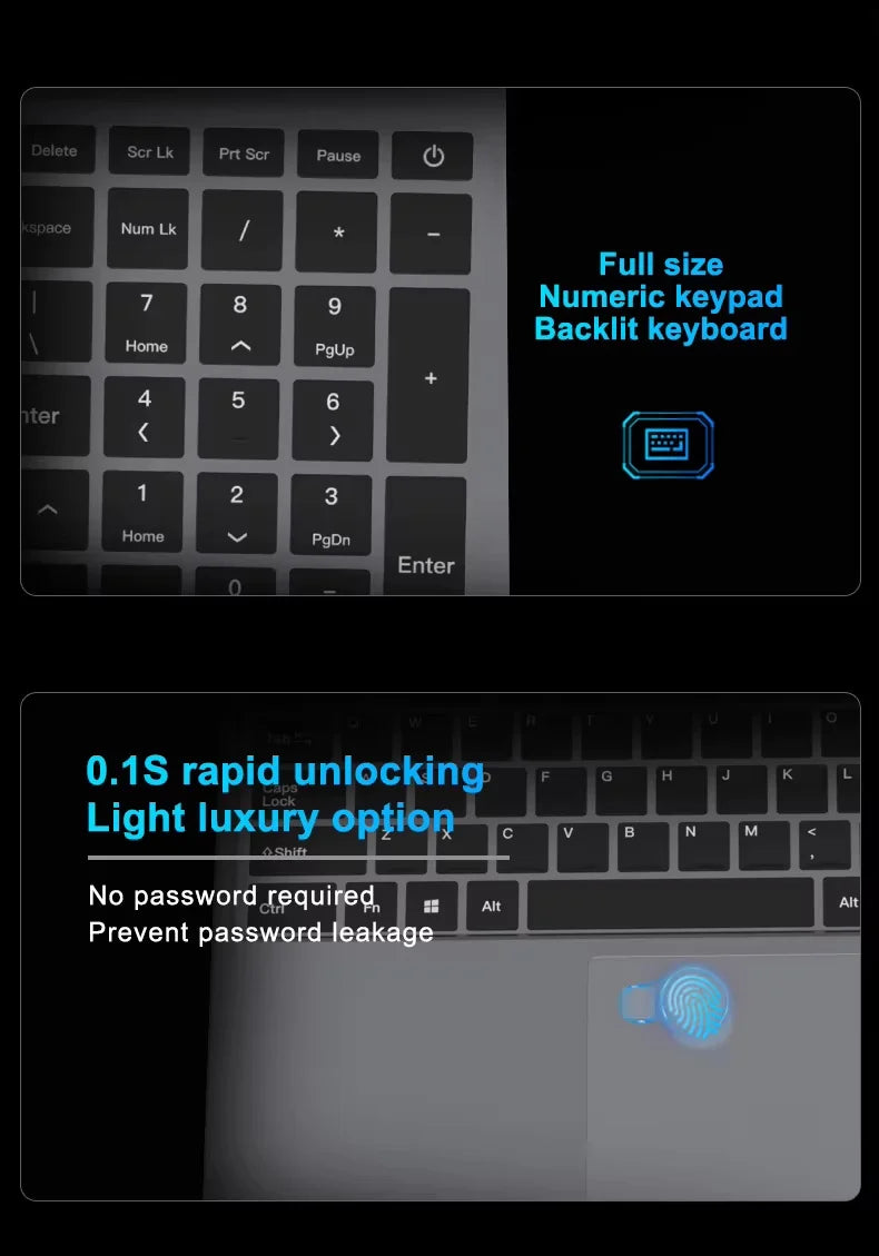 New 15.6" Intel Core i9 9900U Gaming Laptop