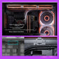 X-GAMERX Phantom Wings LCD Edition Black Seaview Room Case 360 Water-cooling Host