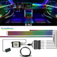 64 Colors RGB Symphony Car Ambient Light with APP Control
