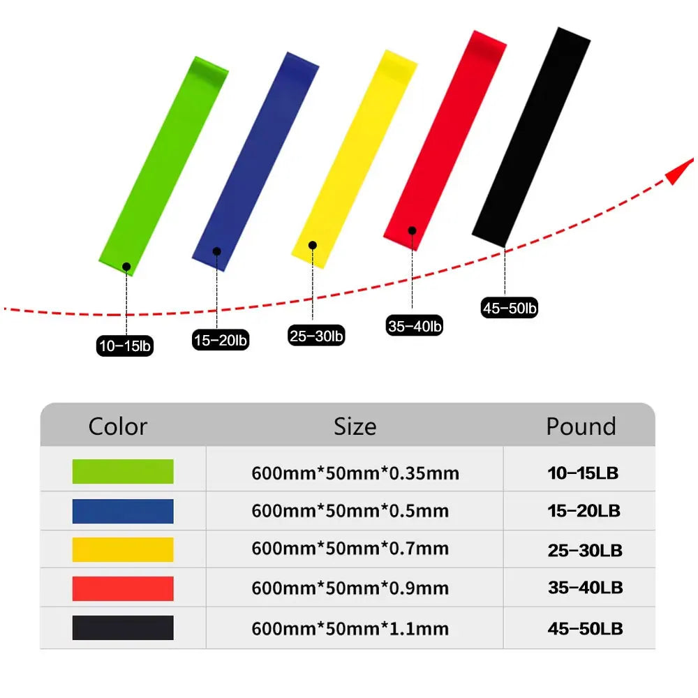 Working Out Resistance Bands Set and Elastic Band for Women or Men