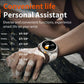 Waterproof GPS Compass Flashlight 1.7" AMOLED HD Call Sports Smart Watch
