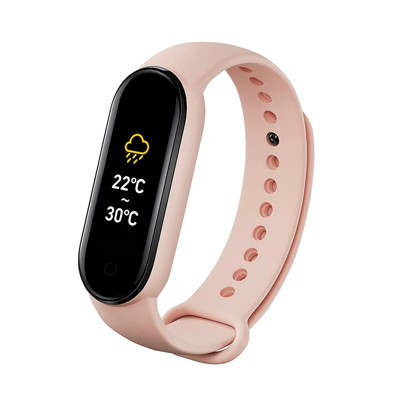 Waterproof M6 Smart Watch Men Women Fitness Sports Pressure Monitor Watches