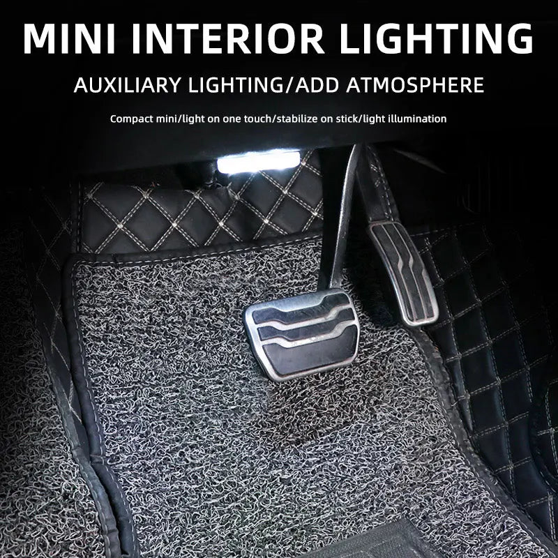 LED Touch Light Mini Wireless Car Interior Lighting Auto Roof Ceiling Reading Lamp