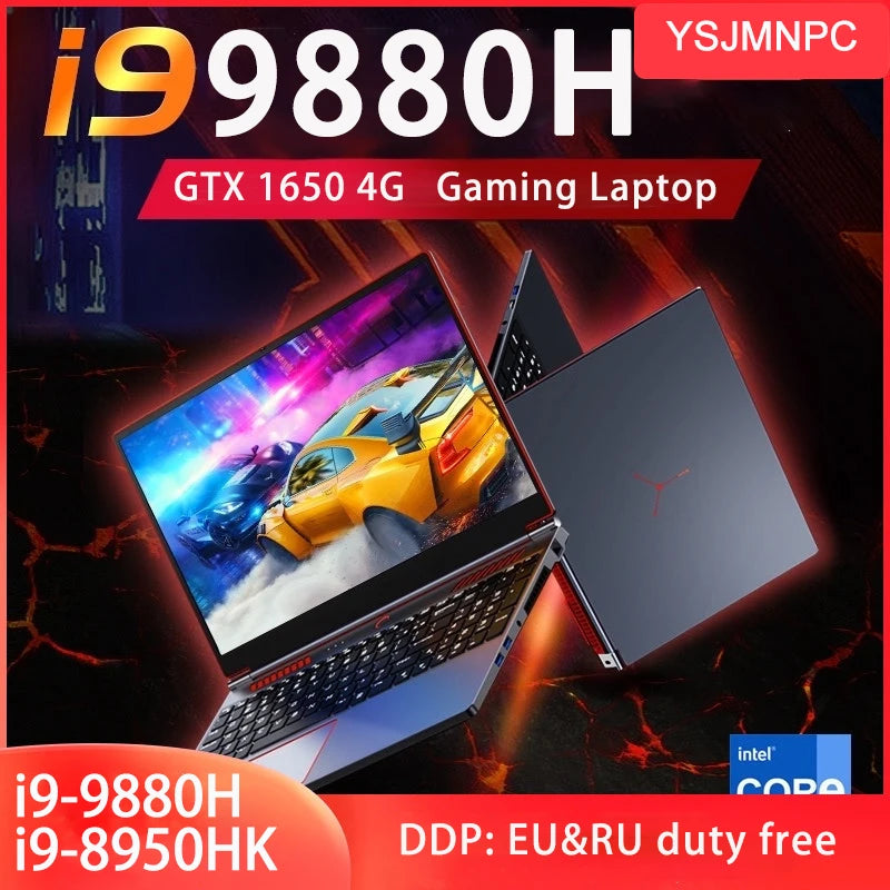 16.1 Inch Gaming Laptop GTX1650 4G Intel Core i9-9880H i7-9750H