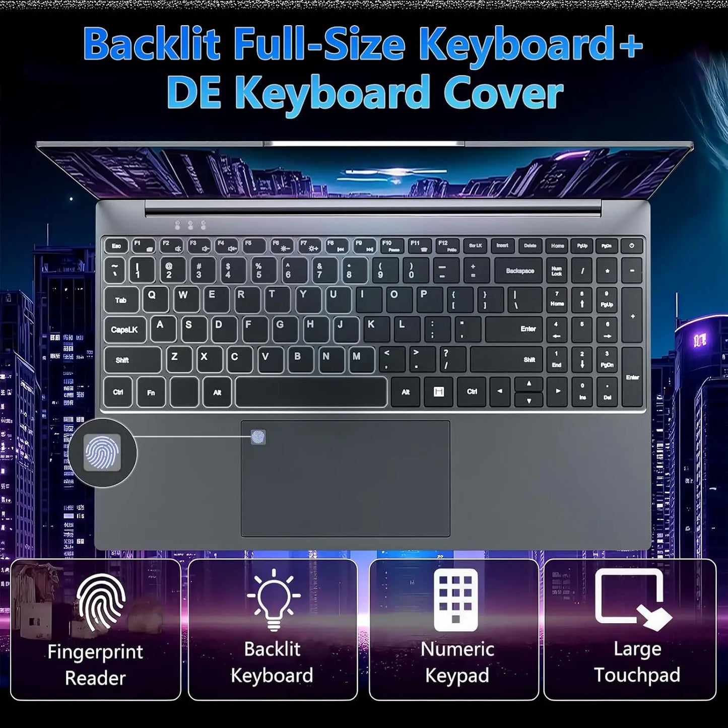 15.6" Gaming Laptop intel Core i9 10980HK  with Fingerprint Computer