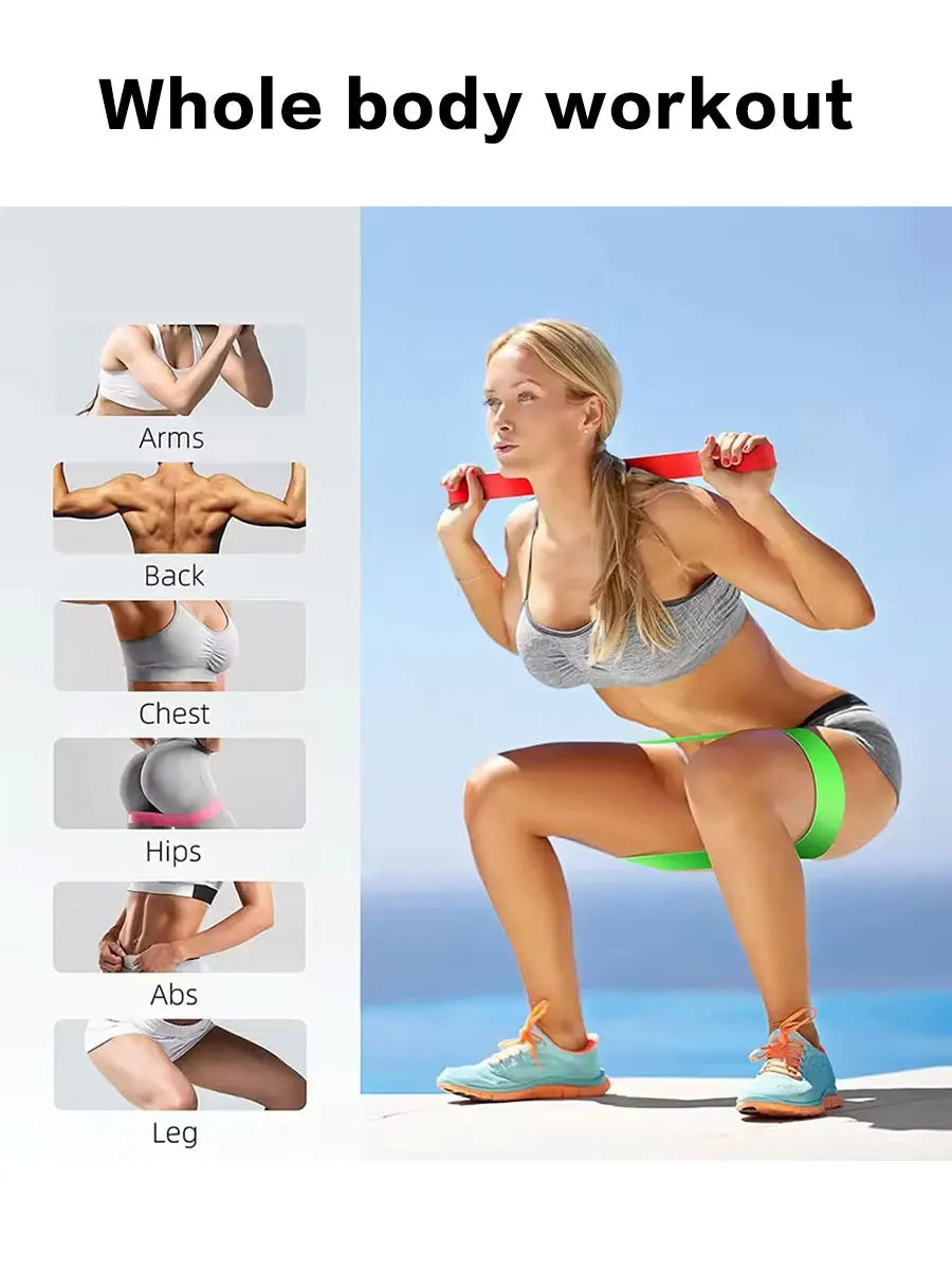 Working Out Resistance Bands Set and Elastic Band for Women or Men