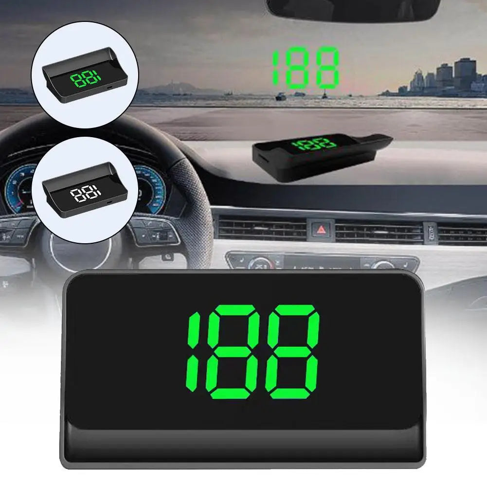 Auto Electronics Projector Display White Green Car Light Digital HUD