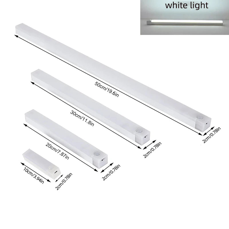 Motion Sensor Lamp Night Light Wireless LED USB Type C Rechargeable Lamp