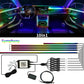 64 Colors RGB Symphony Car Ambient Light with APP Control
