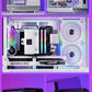 X-GAMERX Phantom Wings LCD Edition Black Seaview Room Case 360 Water-cooling Host