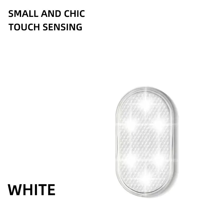 LED Touch Light Mini Wireless Car Interior Lighting Auto Roof Ceiling Reading Lamp