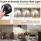 LED Wall Mounted Lights with Remote Wireless Magnetic Wall Sconces 3 Color