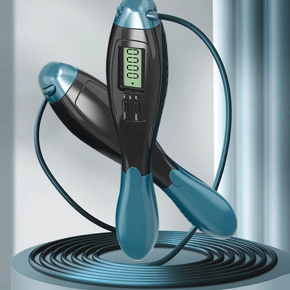 Electronic Counting Rope Skipping Speed Steel Wire Cordless Dual-use Smart Aerobic
