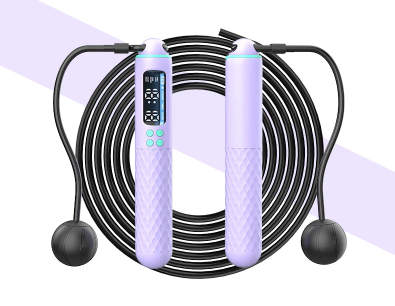 Electronic Technology Jump Rope Wire Rope with Digital Wireless Calorie Counter