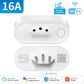 TNCE Tuya Brazil Plug 16/20A adapter, Smart outlet Voice control