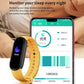 Waterproof M6 Smart Watch Men Women Fitness Sports Pressure Monitor Watches