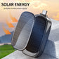 TYPE-C  1200mAh Solar Keychain Mini Power Bank Compact Phone Charger