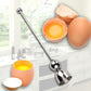 Stainless steel French egg opener