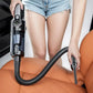 Wireless one-button dust dump cleaner
