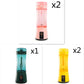 Portable Electric Fruit Juicer Wireless USB Rechargeable Mini Mixer