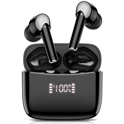 Touch Control Bluetooth Sports Music Stereo Digital Display in-ear Earbuds