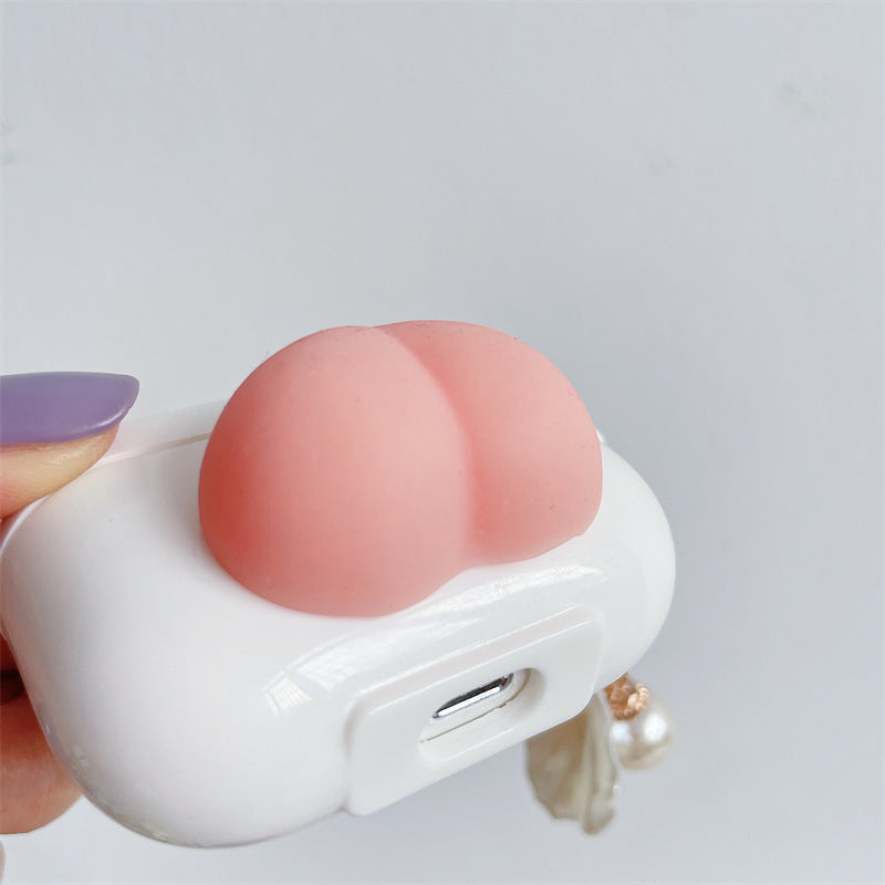 Apple Kawaii Press Butt Stress Relieve Airpods Case