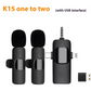 Wireless Collar Clip Microphone Three-in-one Three Connector Mini Microphone 35 Hole