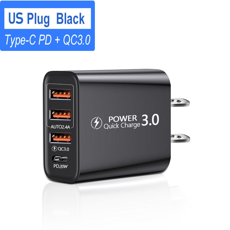 U.S. And European 3USB Mobile Phone Adapter and Fast Charger Adapter