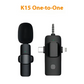 Wireless Collar Clip Microphone Three-in-one Three Connector Mini Microphone 35 Hole